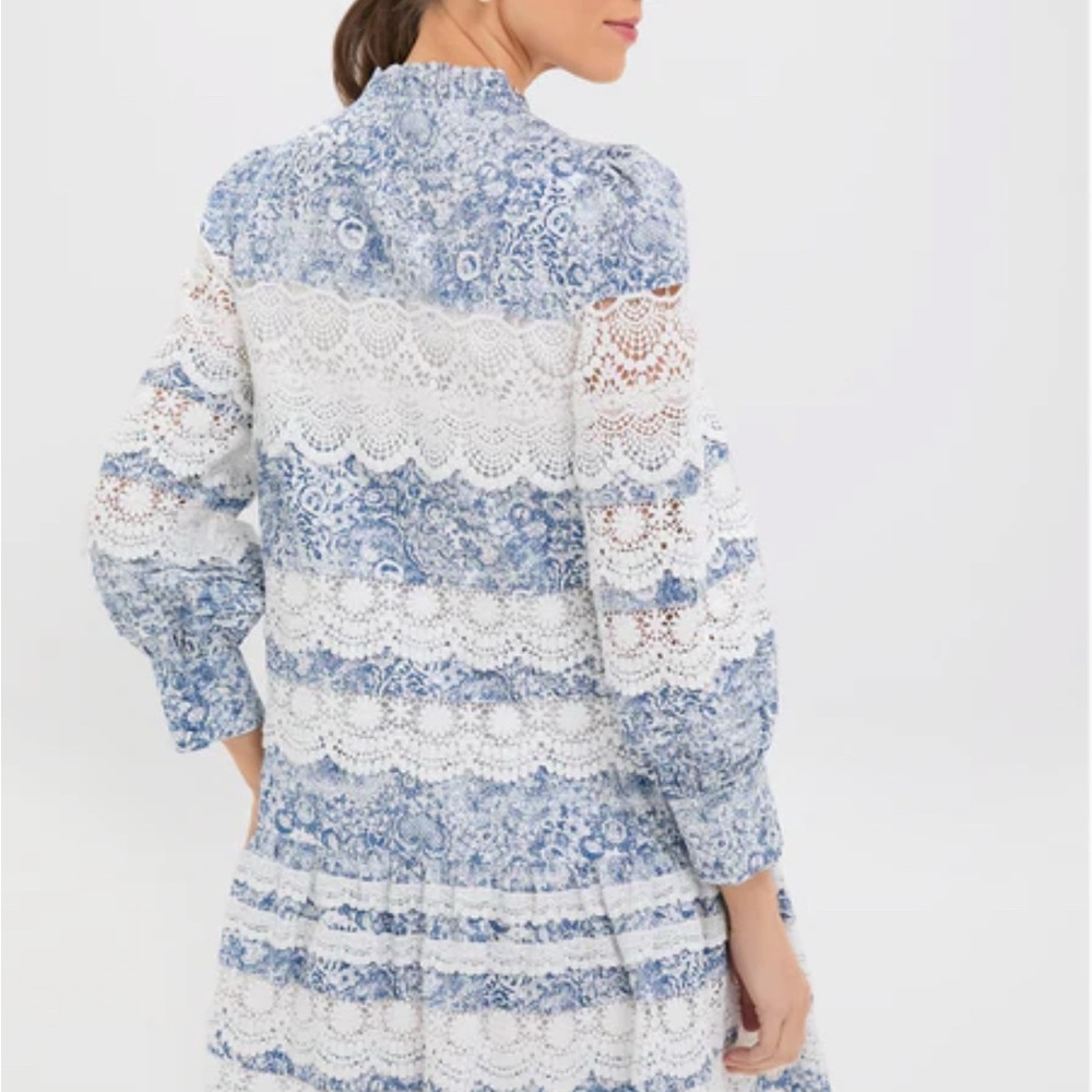 Tuckernuck Blue and White Long Sleeve Dress - Picture 5 of 10
